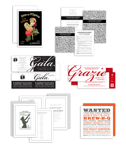 various types of invites